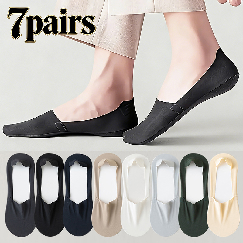 Ankle Sock Low Cut - 7 paires de chaussettes fines antidérapantes