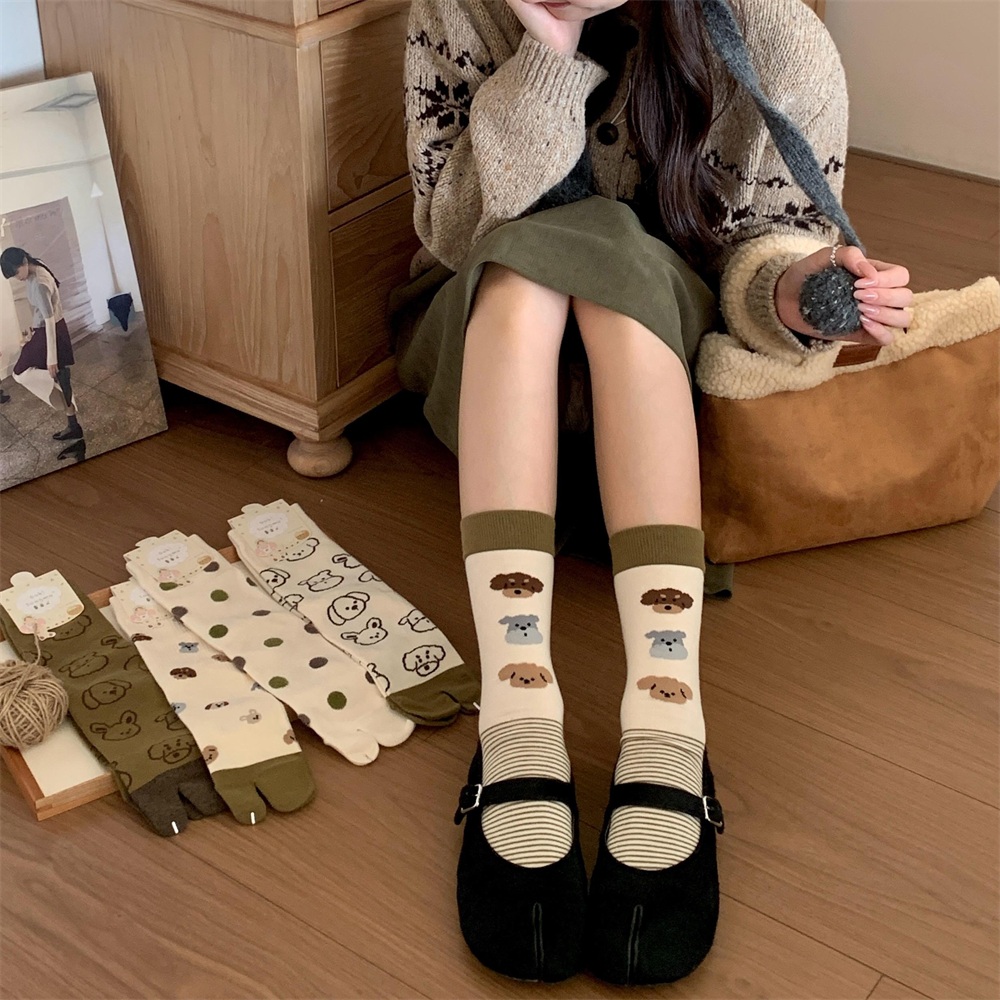 Chaussettes mi-mollet Tabi à b - Toe Sock Split avis et prix