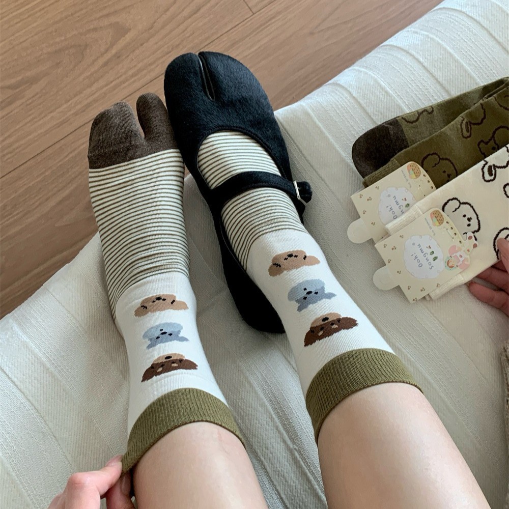 Chaussettes mi-mollet Tabi à b - Toe Sock Split avis et prix