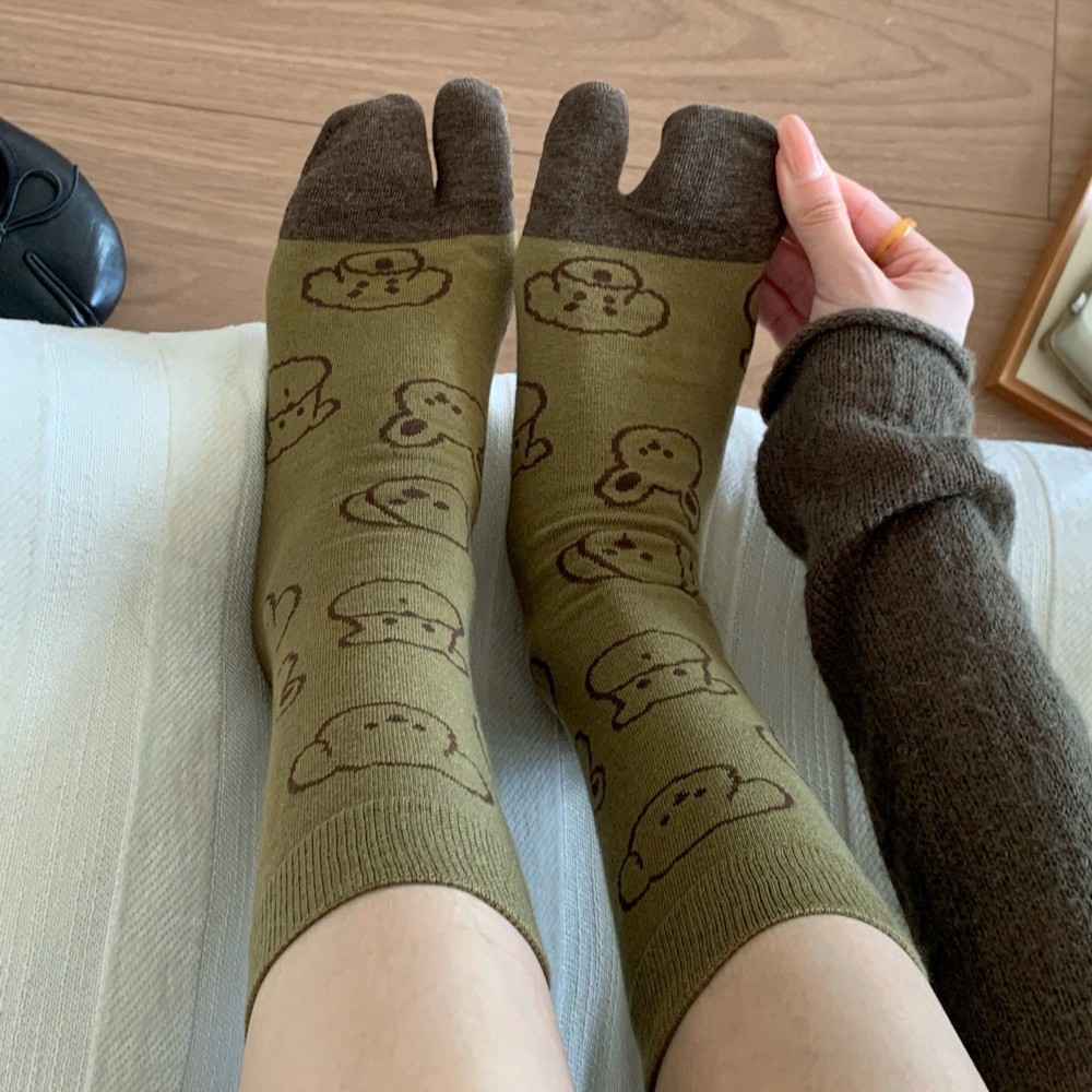 Chaussettes mi-mollet Tabi à b - Toe Sock Split avis et prix
