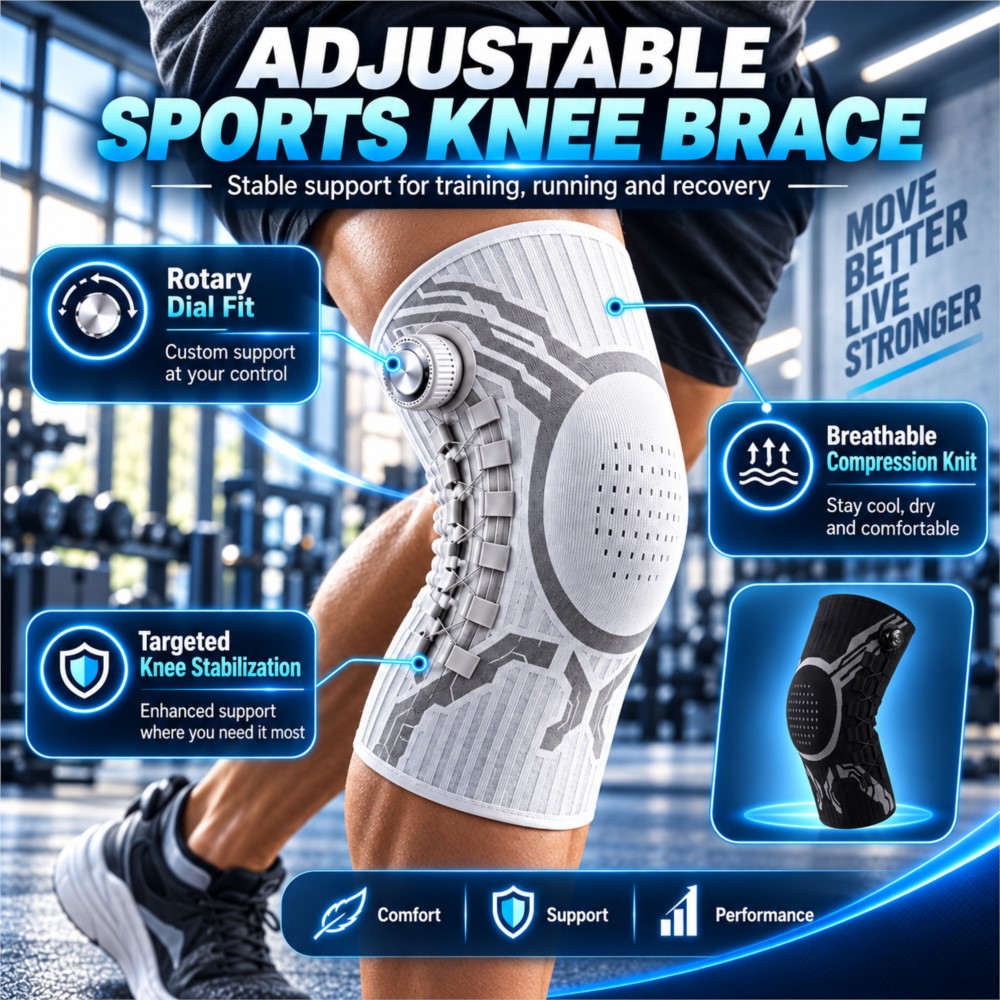 Genouillère réglable avec bout - Compression Sleeve Calf avis et prix