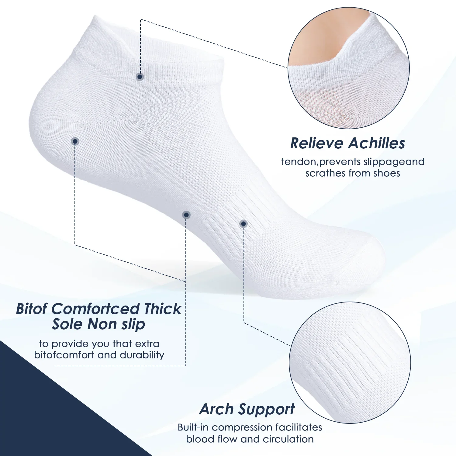 6 paires de chaussettes de che - Ankle Sock Low Cut avis et prix